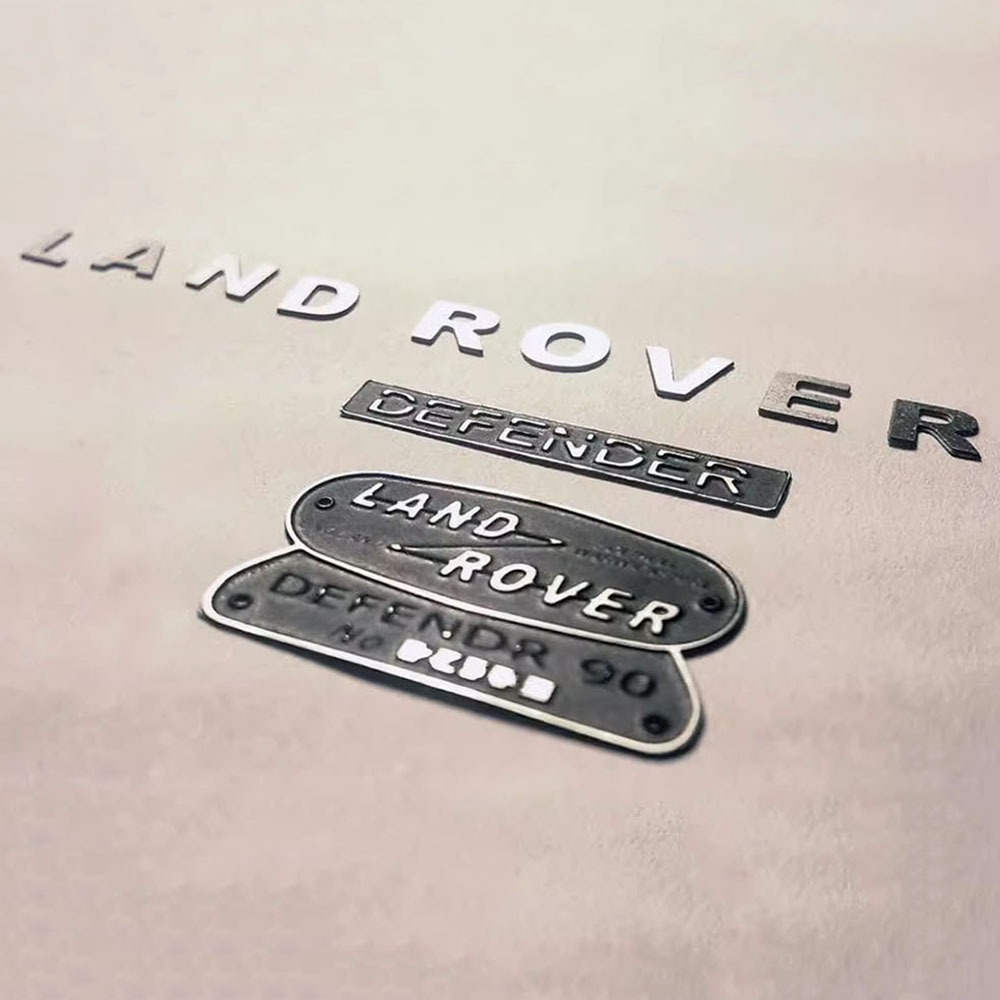 하비몬[D-1003] (미니어처: 랜드로버 디펜더 엠블럼) D90 Metal Logo for RC4WD Gelande II Land Rover Defender 90[상품코드]CCHAND