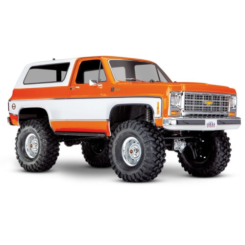 하비몬[#CB82076-4-ORNG] [완제품 + 조종기] 1/10 TRX-4 Crawler w/&#039;79 Chevrolet K5 Blazer Body (Orange) (트랙사스 TRX4 쉐보레 K5 블레이저 1979)[상품코드]TRAXXAS